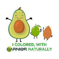 Hair Color Avocado Sticker by Garnier India