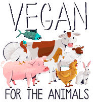livekindlyco animals vegan kind kindness Sticker