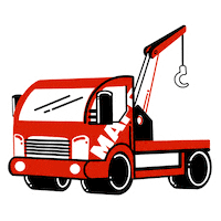 Car Breakdown Sticker by MAPFRE