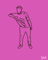 wauis dance music animation colors GIF