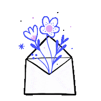 Flower Letter Sticker