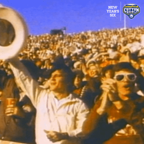 Lets Go Cheer GIF by Goodyear Cotton Bowl Classic