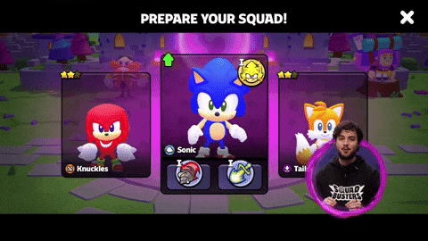 Tails Knuckles GIF by Squad Busters