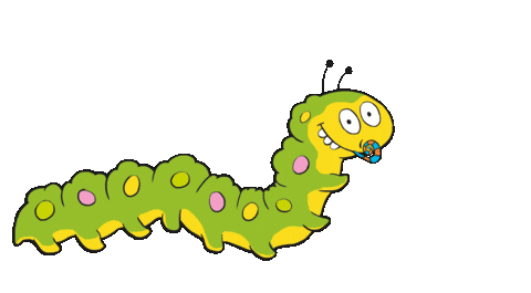 Official_colinthecaterpillar giphyupload birthday colin mands Sticker