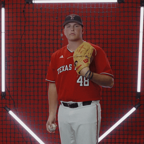 Mac Heuer GIF by Texas Tech Baseball