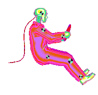 Art Driving Sticker by badblueprints