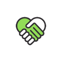 luckylittlelearners love heart yay community Sticker