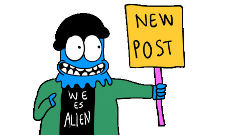 New Post Los Dumpies Sticker by deladeso