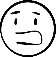 Sad Face Sticker by Chris Hallbeck