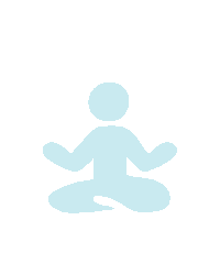 Kids Meditating Sticker by bananarangdisenio