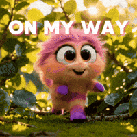Excited On My Way GIF by Calmlings