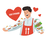 let's go love Sticker by GO-JEK