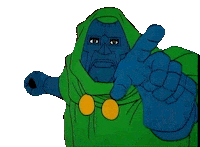 Angry Fantastic Four Sticker by Leroy Patterson