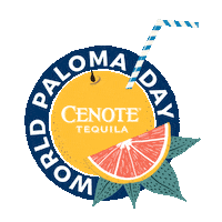 paloma grapefruit Sticker by Cenote Tequila