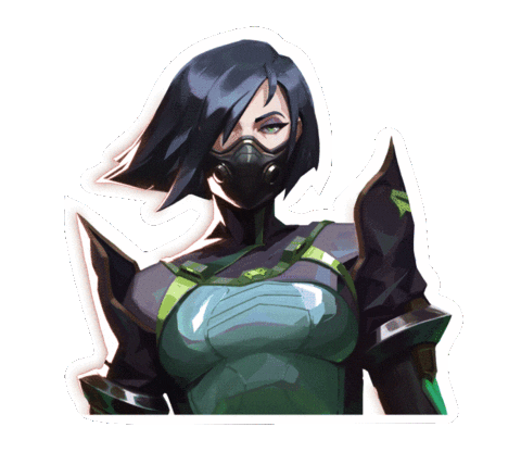 Riot Games Mask Sticker by VALORANT