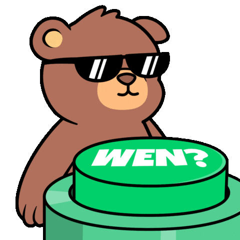 Hurry Up Waiting Sticker by BEARISH