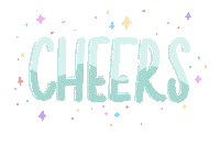 Cheers Celebrate Sticker