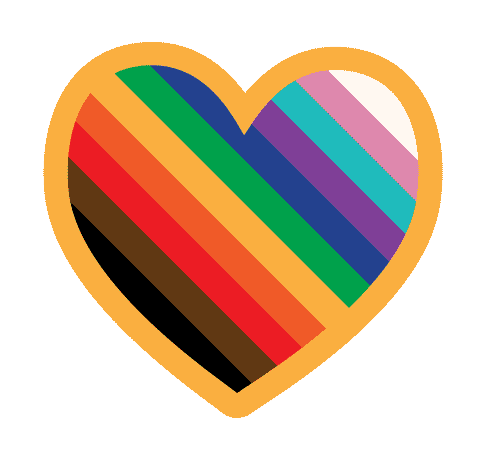 Transgender Day Of Visibility Heart Sticker by Erstwilder