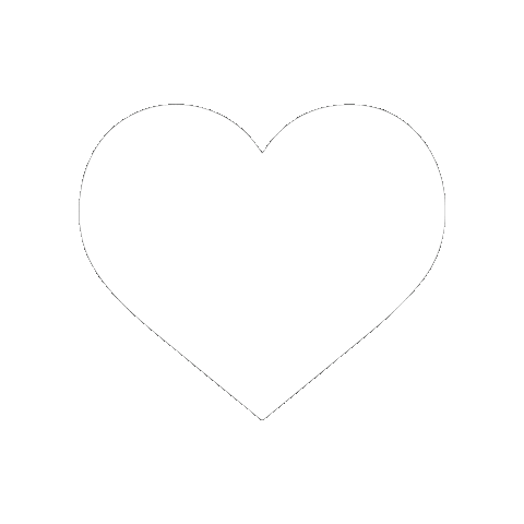 Heart Branco Sticker by HELPNOFEED