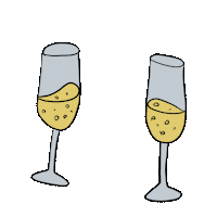 Noukr cheers bubbles bubbly cava Sticker