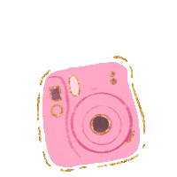 Camera Polaroid Sticker by Roxy James