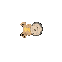 Golden Doodle Cartoon Sticker