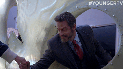 peter hermann kiss GIF by YoungerTV