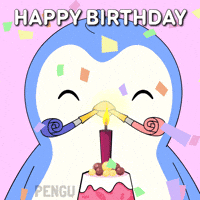 Happy Birthday GIF by Pudgy Penguins
