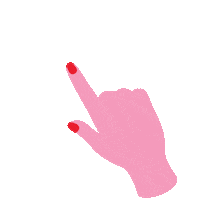 pink hand Sticker by Museum of Ice Cream