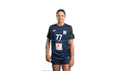 Emefka Celebrating Sticker by SU Neckarsulm Handball Bundesliga
