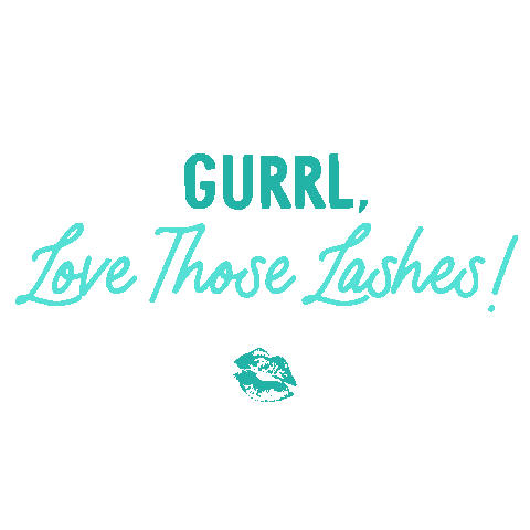 lovethoselashes giphyupload goals lashes lash Sticker