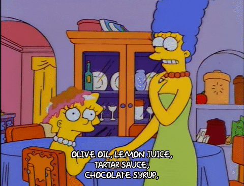 listing marge simpson GIF