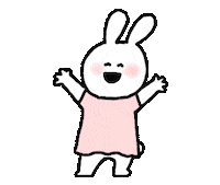Happy Rabbit Sticker