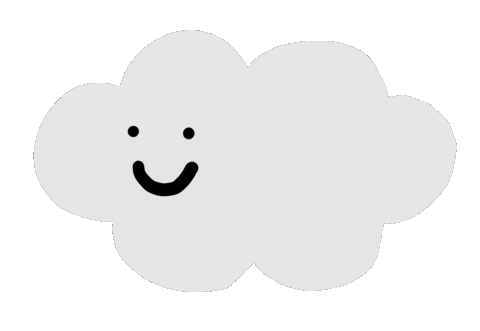 Happy Cloud Sticker