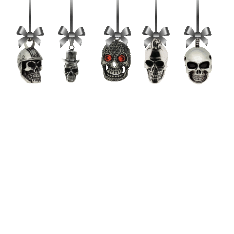 Christmas Scull Sticker by New Original