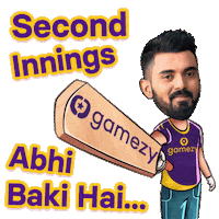 gameskraft game ball cricket shot Sticker