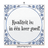 Focus Trots Sticker by Tegelspreuken.nl