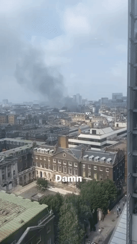 70 Firefighters Battle Blaze Near London Bridge Station