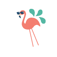 Summer Flamingo Sticker by CKM