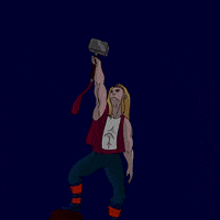 Thor Ragnarok Illustration GIF