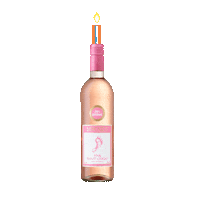 BarefootWineUK celebrate birthday happybirthday candle Sticker