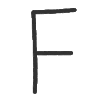 F Sticker