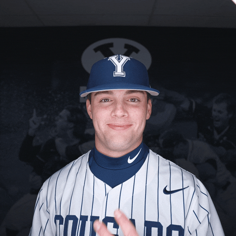 Sport Baseball GIF by BYU Cougars