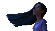 Hair Wind Sticker by Walt Disney Animation Studios