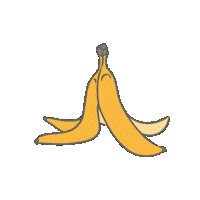 Banana Escape Sticker by The Cake Movement