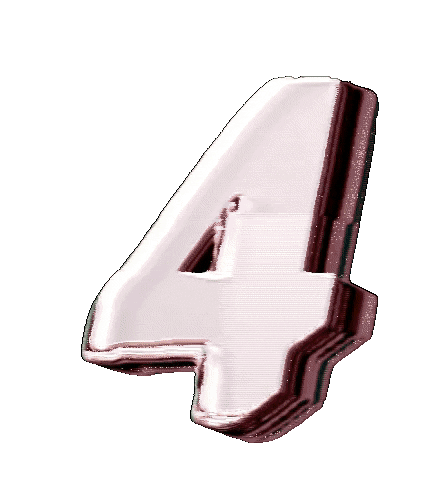 Glitch Numbers Sticker by #BASILIO