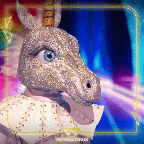 Unicorn Yes GIF by The Masked Singer UK