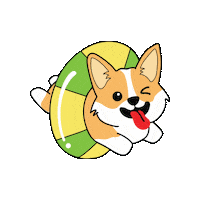 Dog Summer Sticker by Petique, Inc.
