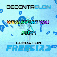 Crypto Judy GIF by decentrelon