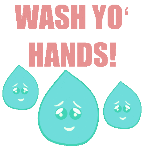 Wash Your Hands Handwash Sticker by Design Jord